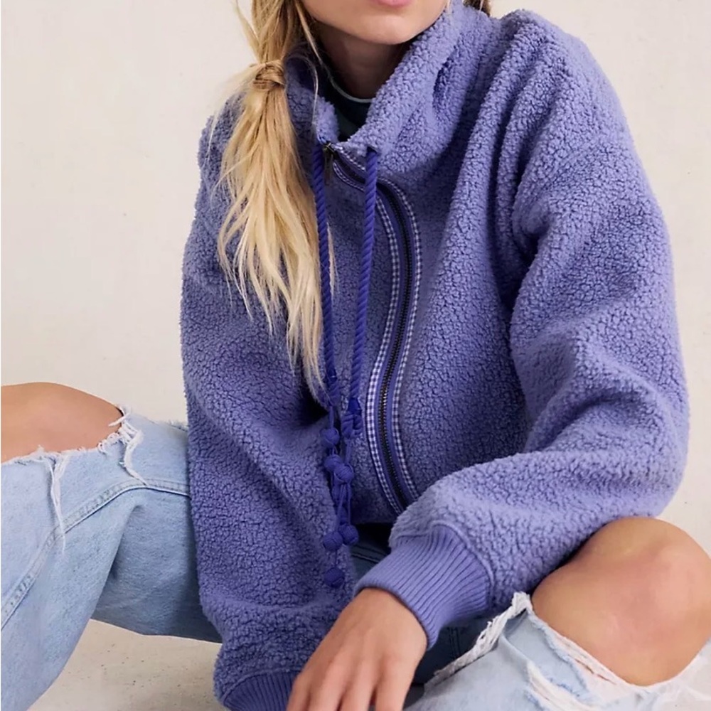 Free People Alpine Sherpa Jacket / Teddy Jacket
